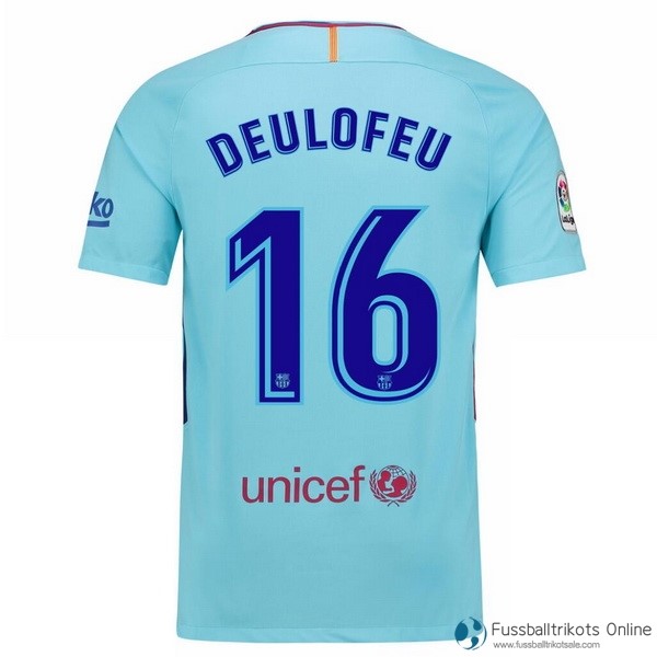 Barcelona Trikot Auswarts Deulofeu 2017-18 Fussballtrikots Günstig